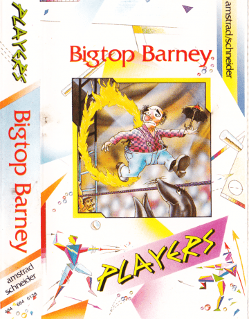 Tape Game Cover Players Amstrad CPC - Bigtop Barney