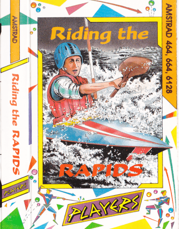 Tape Game Cover Players Amstrad CPC - Riding the Rapids