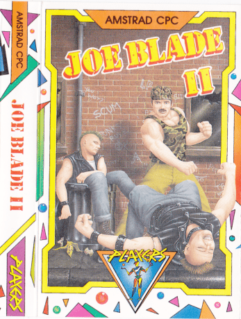 Tape Game Cover Players Amstrad CPC - Joe Blade II