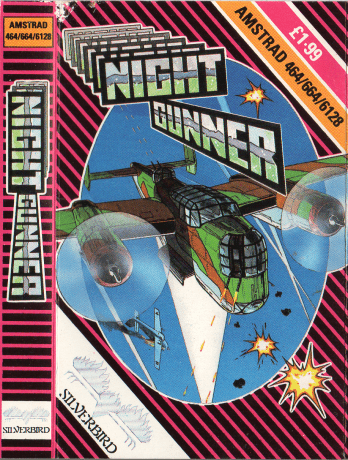 Tape Game Cover Silverbird Amstrad CPC - Night Gunner