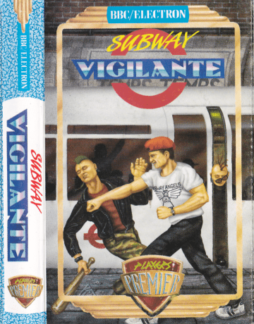 Tape Game Cover Players BBC / Electron - Subway Vigilante