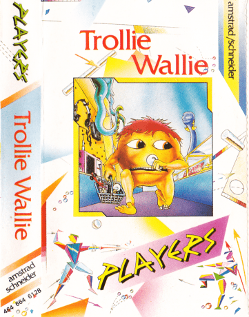 Tape Game Cover Players Amstrad CPC - Trollie Wallie
