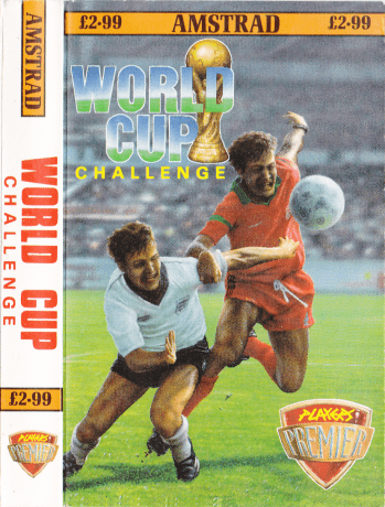 Tape Game Cover Players Amstrad CPC - World Cup Challenge