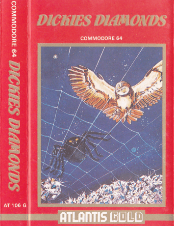 Tape Game Cover Atlantis Gold C64 - Dickies Diamonds