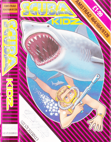 Tape Game Cover Silverbird Amstrad CPC - Scuba Kidz