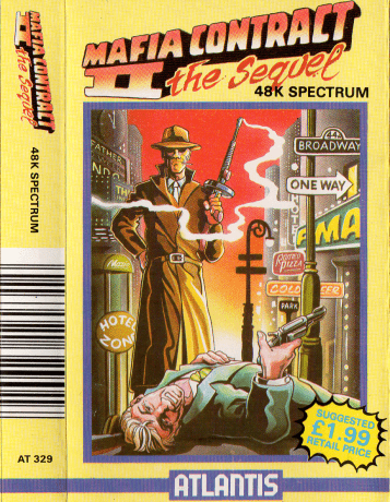 Tape Game Cover Atlantis Sinclair Spectrum - Mafia Contract II: The Sequel