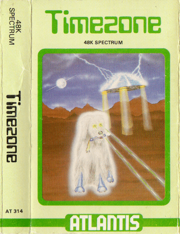 Tape Game Cover Atlantis Sinclair Spectrum - Timezone