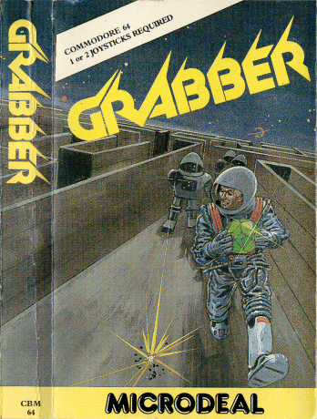 Tape Game Cover C64 Microdeal - Grabber
