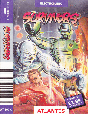 Tape Game Cover Atlantis Electron/BBC -Survivors