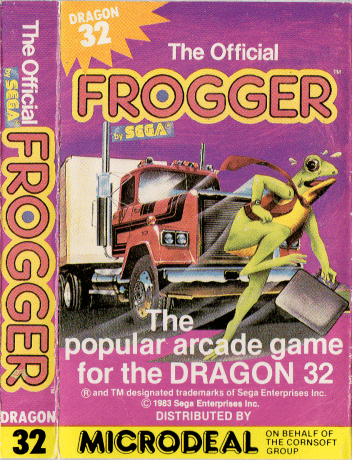 Frogger Dragon game from Microdeal