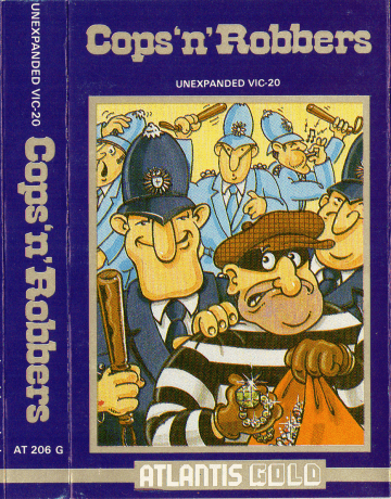 Cops'n'Robbers Vic 20 game from Atlantis Gold