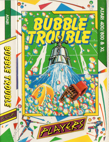 Bubble Trouble Atari 400/800 game from Players