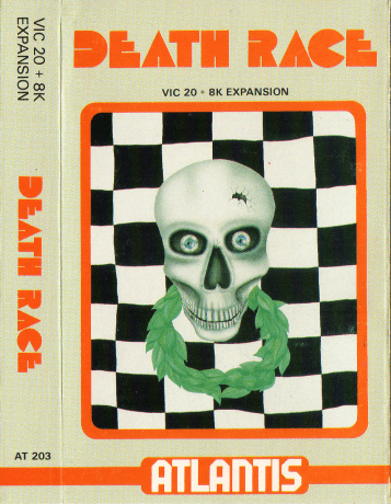 Death Race Vic 20 game from Atlantis