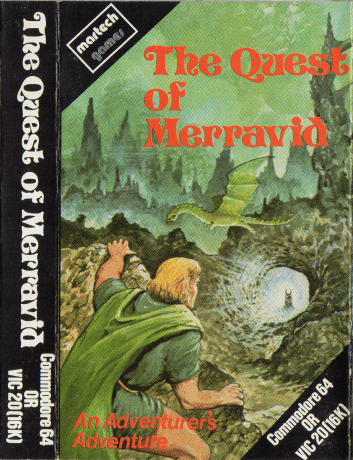 Tape Game Cover C64/VIC20 - Quest of Merravid