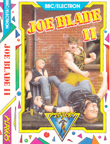 Tape Game Cover BBC B/ Electron Players - Joe Blade II