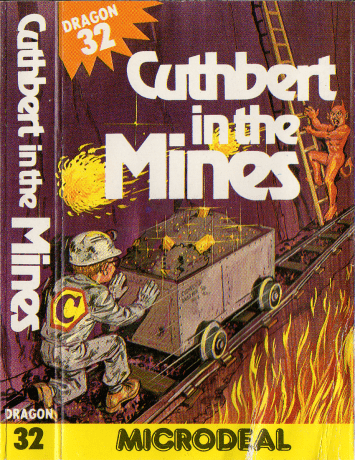 Cuthbert in the Mines Dragon game from Microdeal