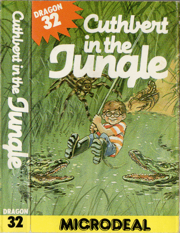 Tape Game Cover Microdeal Dragon32/Tandy - Cuthbert in the jungle