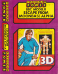 Tape Game Cover Program Power BBC B - Escape From Moonbase Alpha