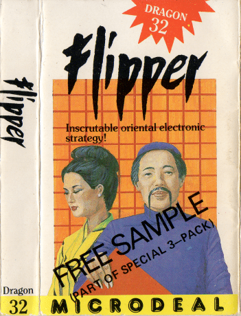 Tape Game Cover Dragon32/Tandy Microdeal - Flipper