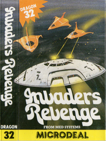 Tape Game Cover Dragon32/Tandy Microdeal - Invaders Revenge