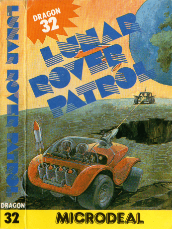 Lunar Rover Patrol Dragon game from Microdeal
