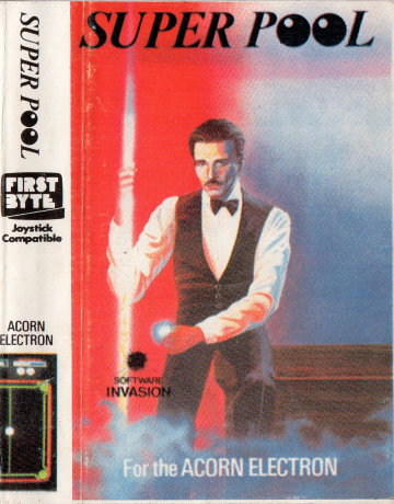 Tape Game Cover Electron Software Invasion - Super Pool