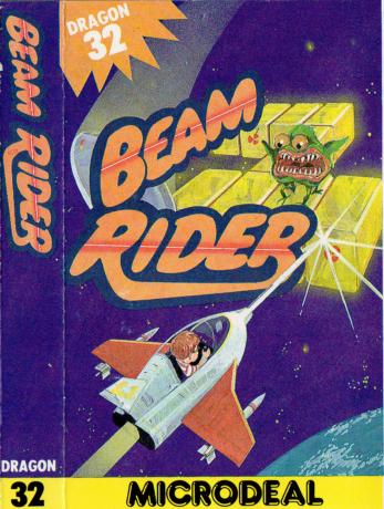 Tape Game Cover Dragon32/Tandy Microdeal - Beam Rider