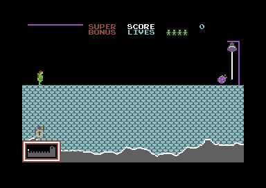 Title screen Hunchback Ocean C64