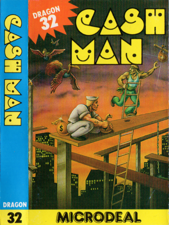 Tape Game Cover Dragon32/Tandy Microdeal - Cash Man