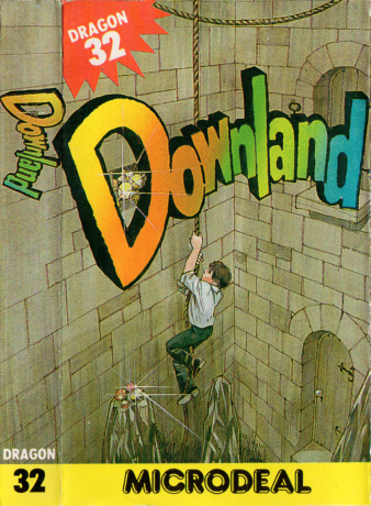Tape Game Cover Dragon32/Tandy Microdeal - Downland