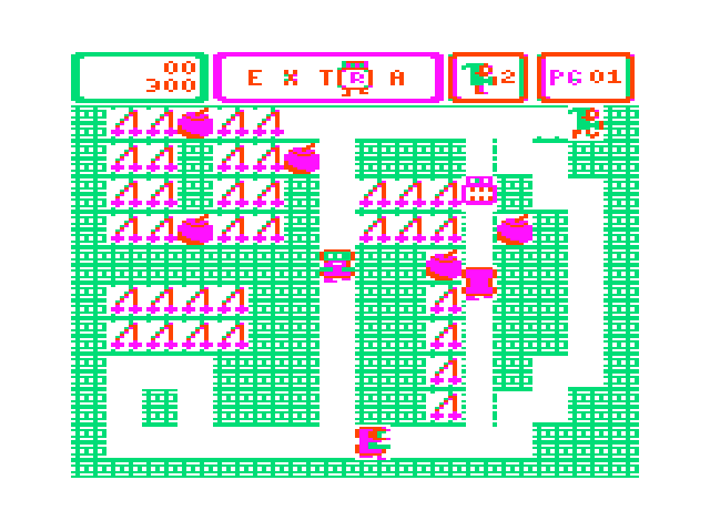Game Review Mr.Dig! Level 1 - Dragon 32 - Microdeal