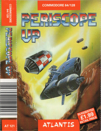 Tape Game Cover commodore C64 Atlantis - Periscope Up