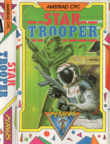 Tape Game Cover Amstrad CPC Schneider Players - Star Trooper