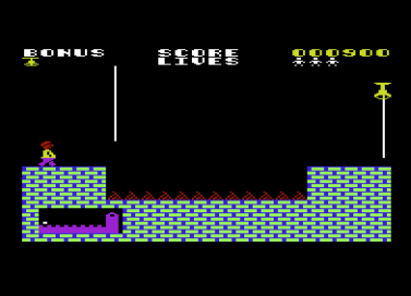 Title screen Hunchback Ocean Vic 20