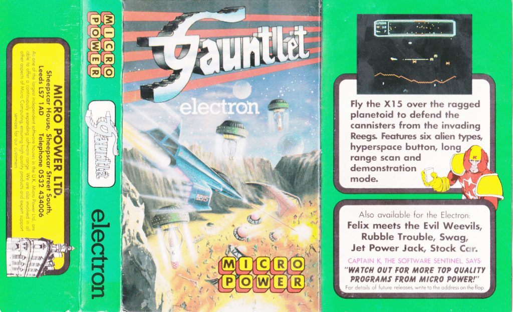 Collector Insights Gauntlet front cover - colour logo Micro Power