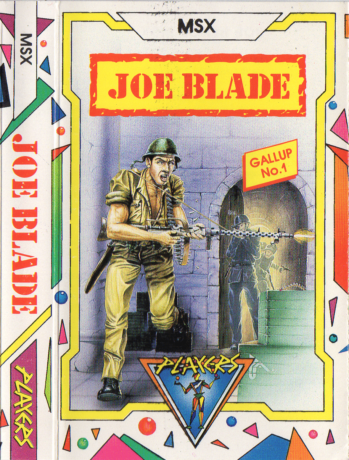 Tape Game Cover MSX Players - Joe Blade