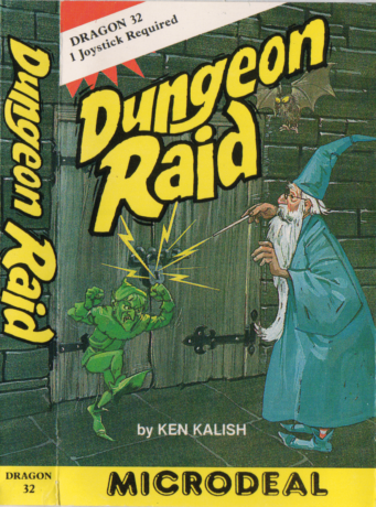 Tape Game Cover Dragon32/Tandy Microdeal - Dungeon Raid