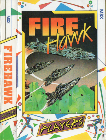 Tape Game Cover MSX Players -Fire Hawk