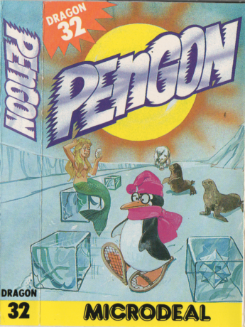 Tape Game Cover Dragon32/Tandy Microdeal - Pengon