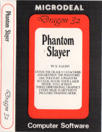 Tape Game Cover Dragon32/Tandy Microdeal - Phantom Slayer