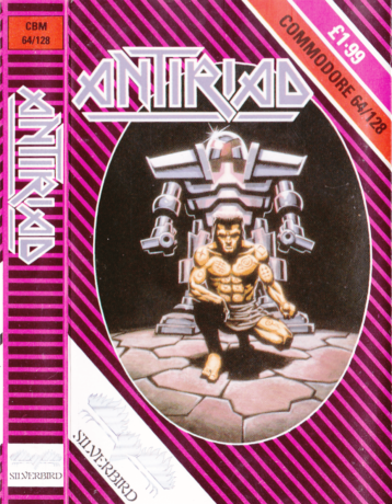 Tape Game Cover Commodore 64 C64 Silverbird Firebird - Antiriad