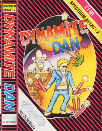 Tape Game Cover ZX Sinclair Spectrum Silverbird - Dynamite Dan