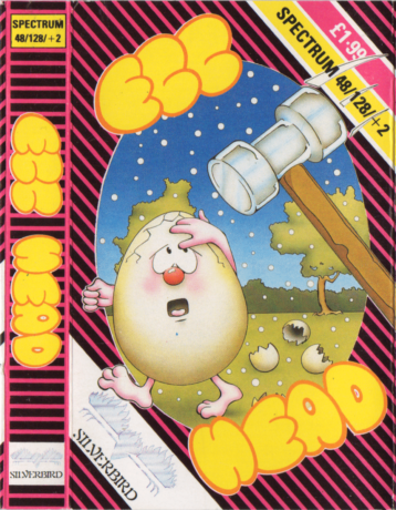 Tape Game Cover ZX Sinclair Spectrum Silverbird - Egg Head