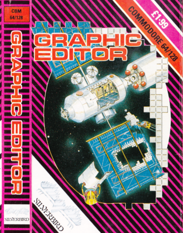 Tape Game Cover Commodore 64 C64 Silverbird Firebird - Graphic Editor