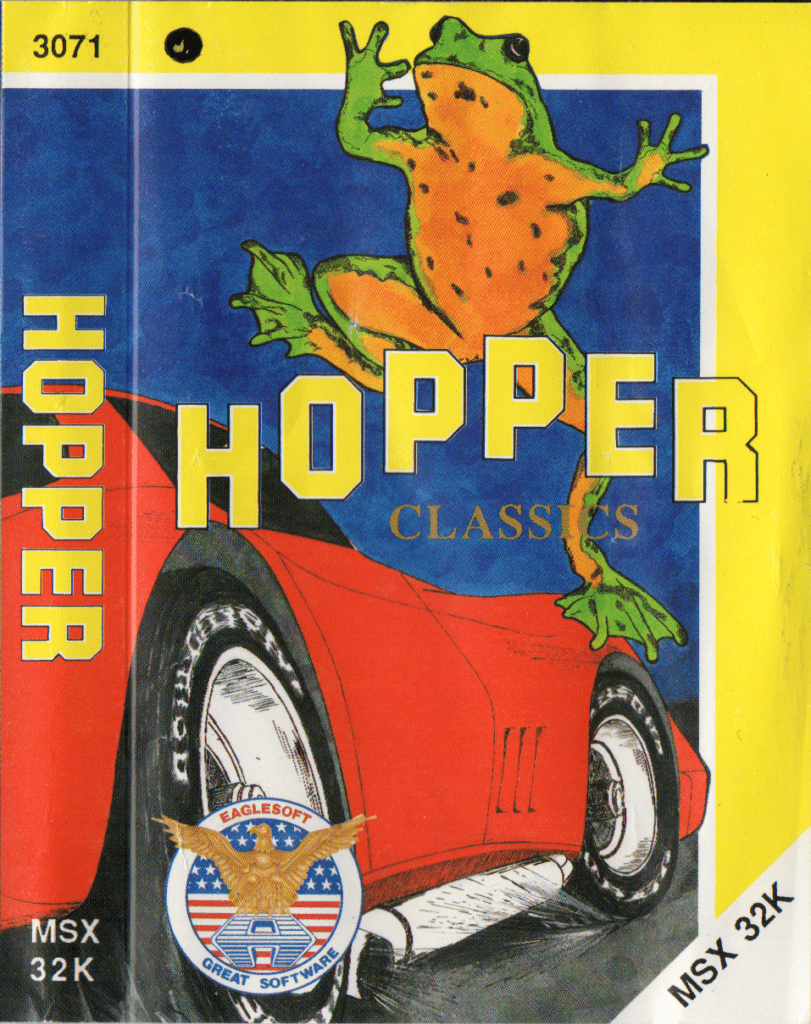Tape Game CoverMSX Eaglesoft - Hopper