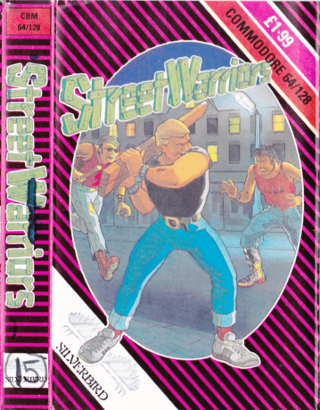Tape Game Cover Commodore 64 C64 Silverbird Firebird - Street Warriors