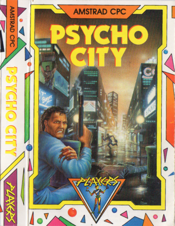 Tape Game Cover Amstrad CPC / Schneider CPC Players - Psycho City