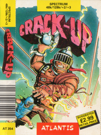 Tape Game Cover ZX Sinclair Spectrum Atlantis - Crack-Up
