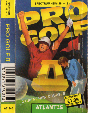 Tape Game Cover ZX Sinclair Spectrum Atlantis - Pro Golf II