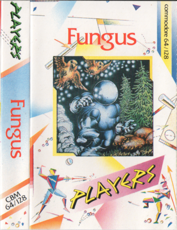 Tape Game Cover Commodore 64 C64 Players - Fungus